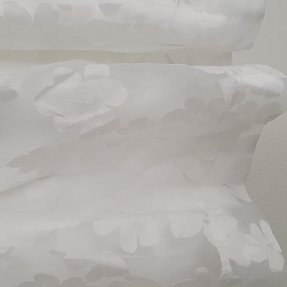 NWOT Lulus Distinctly Flirty White Floral Burnout Strapless Mini Dress S… - Picture 5 of 12
